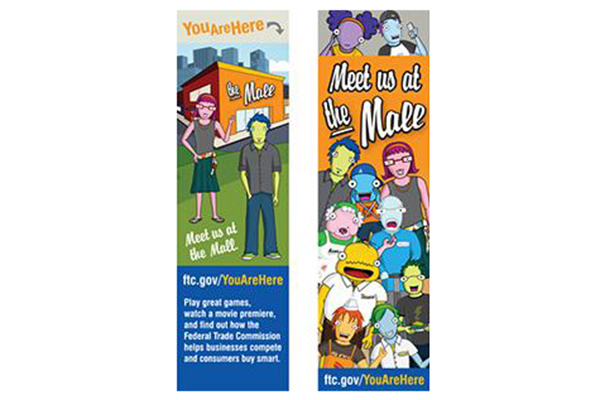 Free You Are Here Bookmark