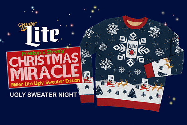 Free Miller Lite Xmas Sweater