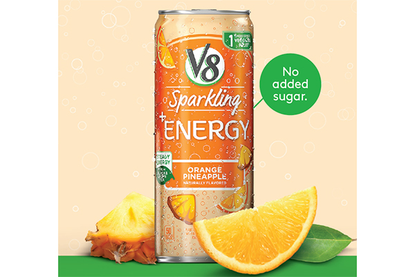 Free V8+ Energy Drink