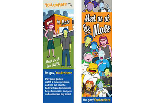 Free You Are Here Bookmarks