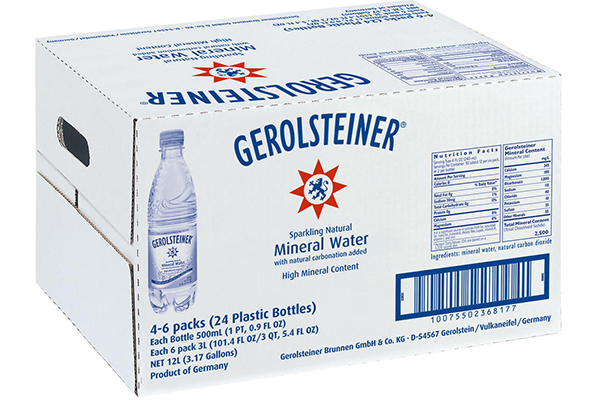 Free Gerolsteiner Mineral Water Case