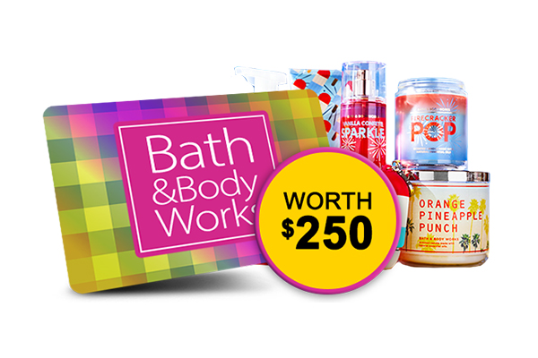 Free Bath & Body Works Gift Set