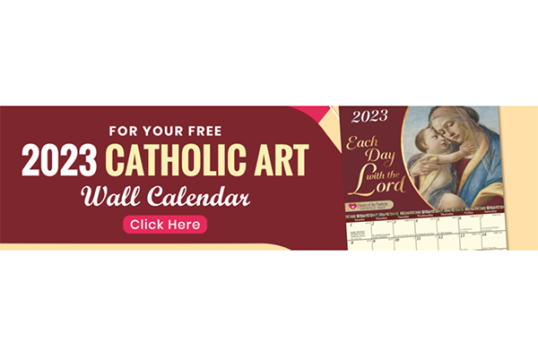 Free 2023 Catholic Art Wall Calendar