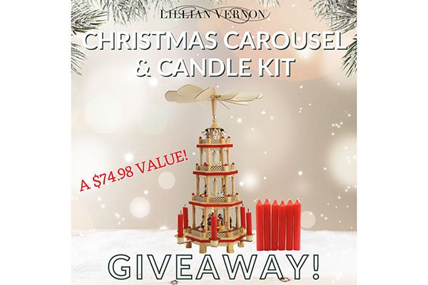 Free Christmas Carousel & Candle Kit