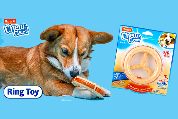 Free Chew ‘n Clean Ring Dog Toy