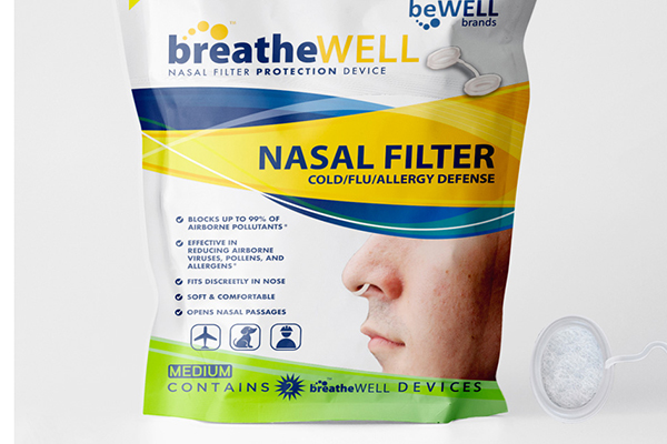 Free breatheWELL Filtered Nasal Dilator