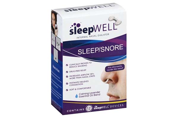 Free sleepWELL Nasal Dilator Snore Relief