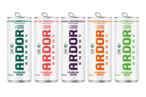Free Ardor Energy Sparkling Water