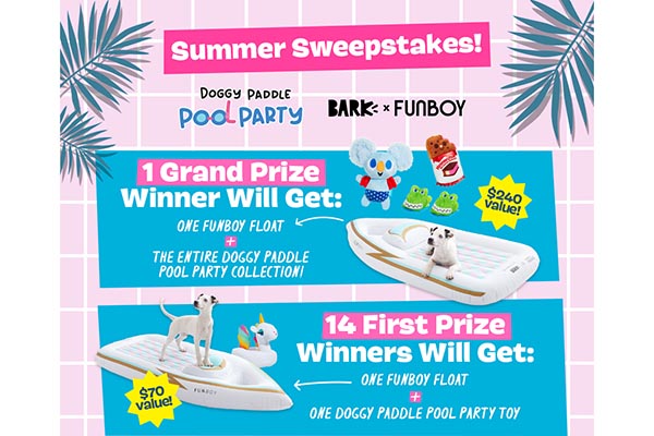 Free Bark Pool Float
