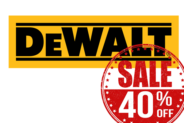 Upto 40% Sale on DeWalt Products!!!