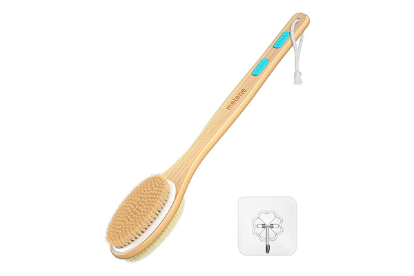 Metene Shower Brush with Soft and Stiff Bristles