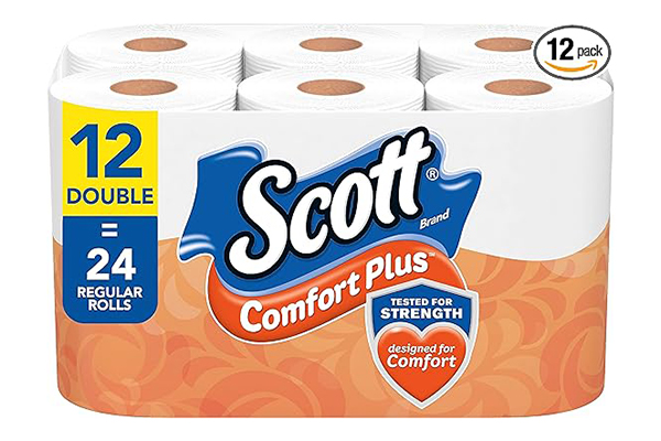 Scott ComfortPlus Toilet Paper 12 Double Rolls at JUST $5.99!