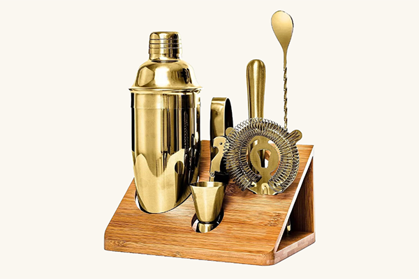 Free Barillio Barware Bamboo Gold Cocktail Set