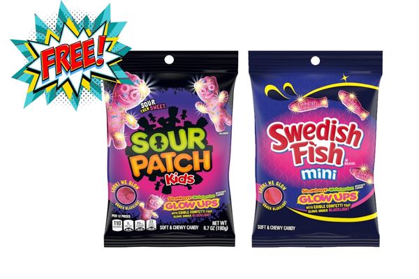 FREE Sour Patch Kids and Swedish Fish Glow Up Party Kit