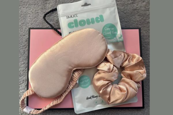 Free Cloud Satin Sleep Mask & Scrunchie Set