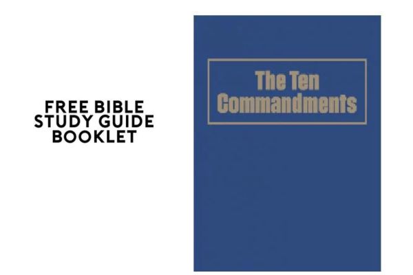 FREE Ten Commandments Religious Study Guide Booklet
