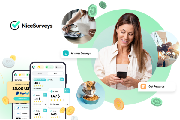 Sign Up for NiceSurveys & Claim Your First Rewards Tonight! 🎁