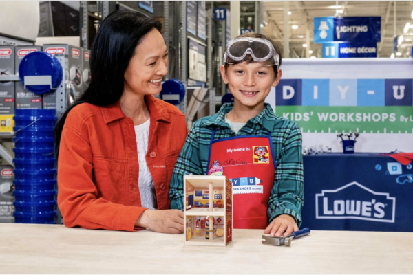 Free Play Firehouse at Lowe’s Kids Workshop