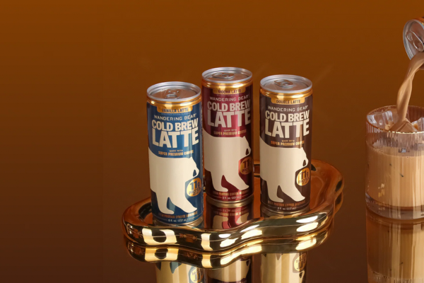 Free Wandering Bear Cold Brew Latte