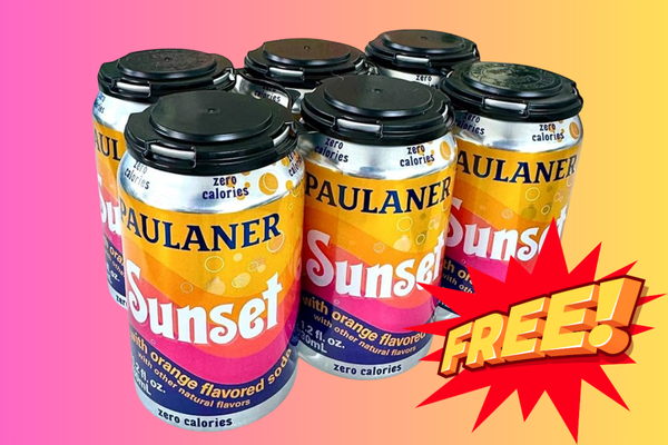 Free 12-Pack of Paulaner Sunset Orange Cola